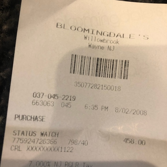 NWT Gold Coach watch - Picture 4 of 4